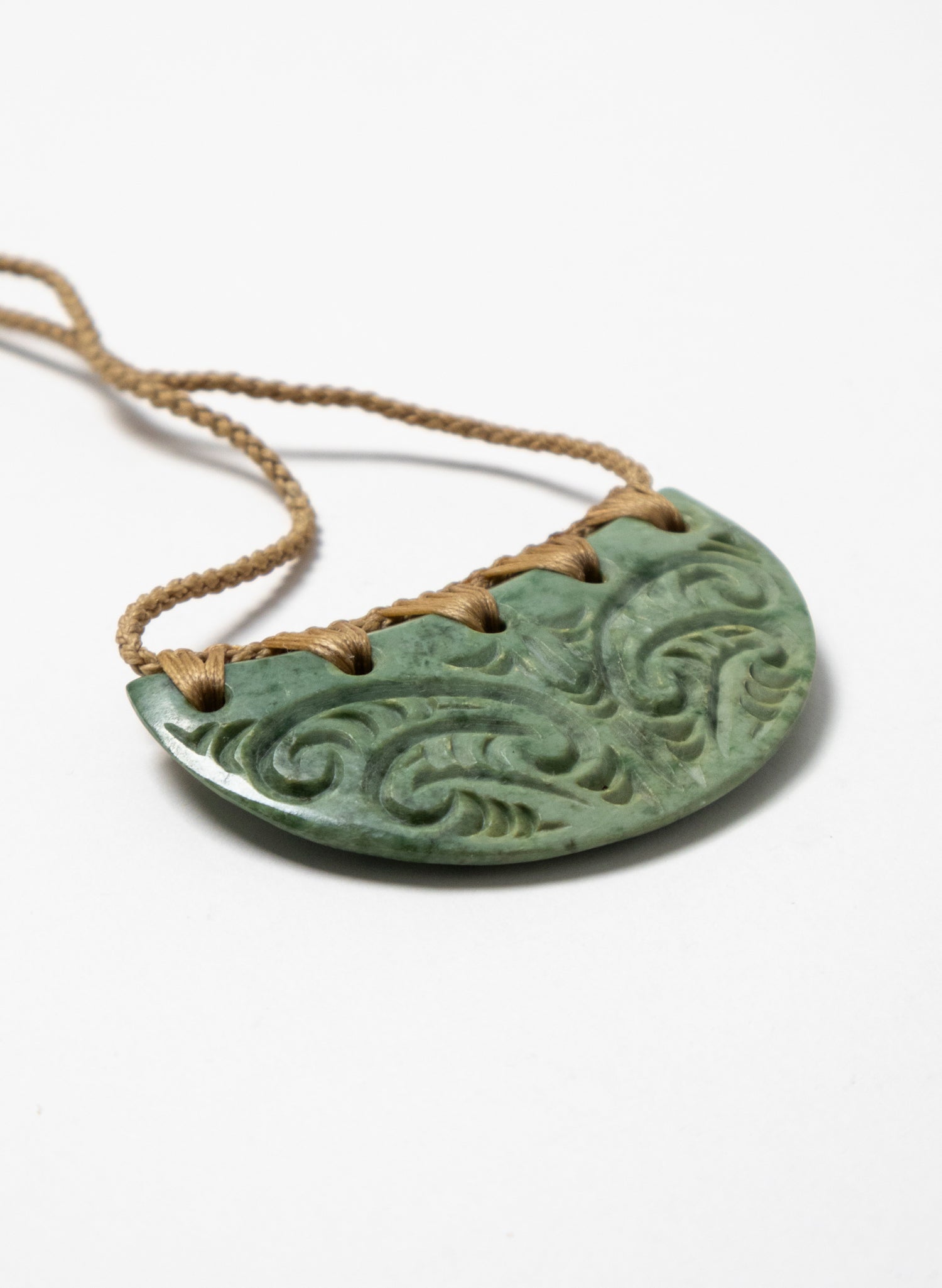 Bound Pounamu Breast Plate with Whakarei