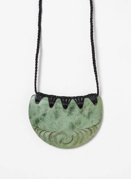 Bound Pounamu Breast Plate with Whakarei