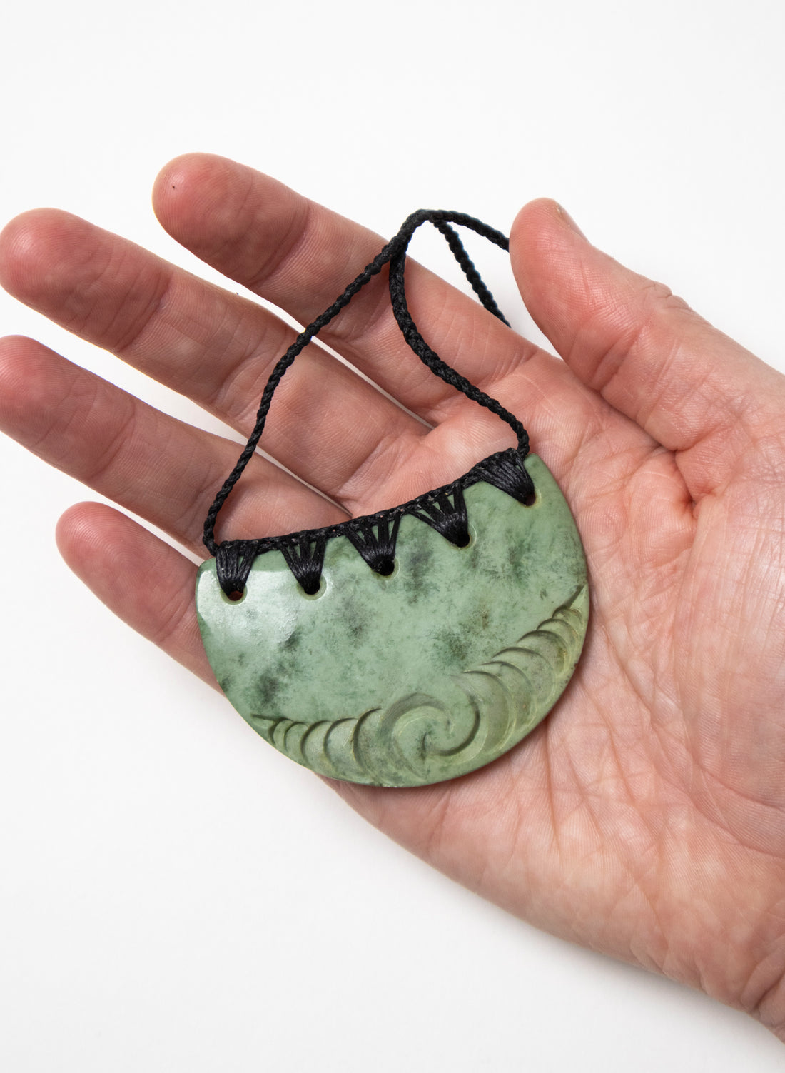 Bound Pounamu Breast Plate with Whakarei