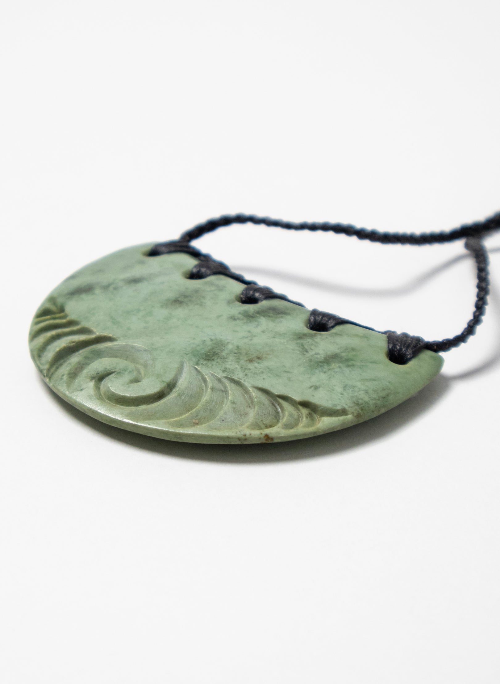Bound Pounamu Breast Plate with Whakarei
