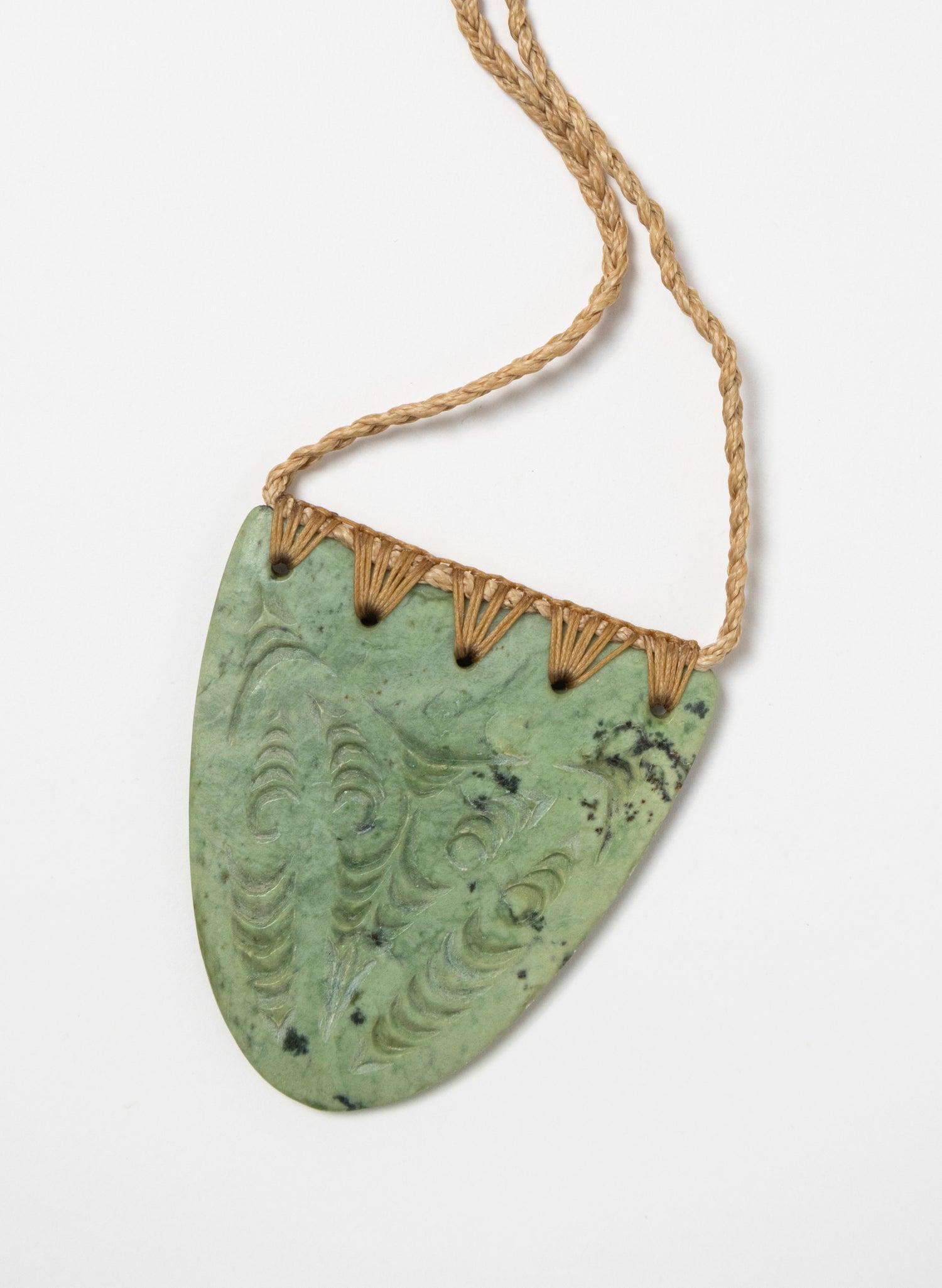 Bound Pounamu Breast Plate with Whakarei