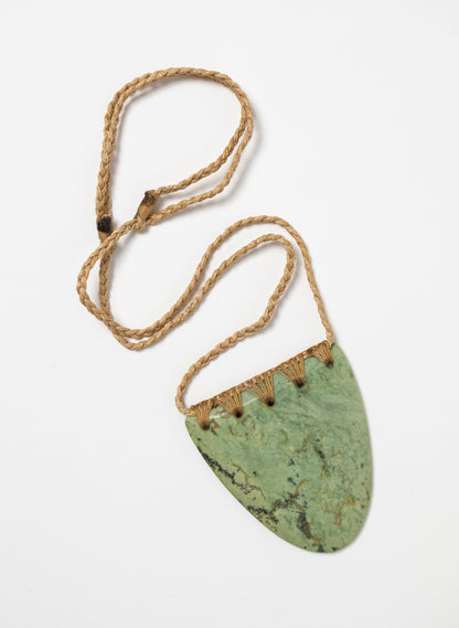 Bound Pounamu Breast Plate with Whakarei