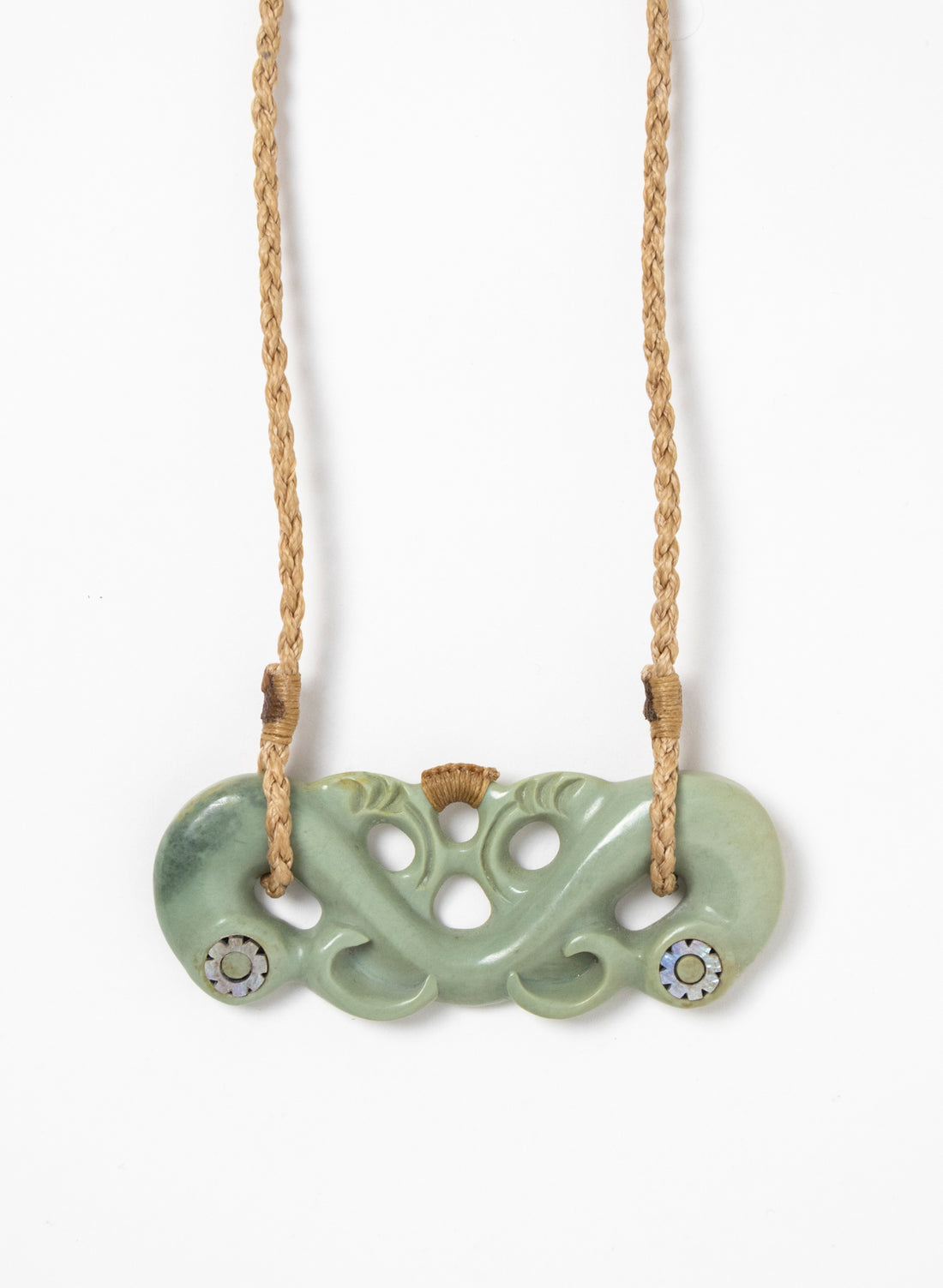 Pounamu Pekapeka with Eyes