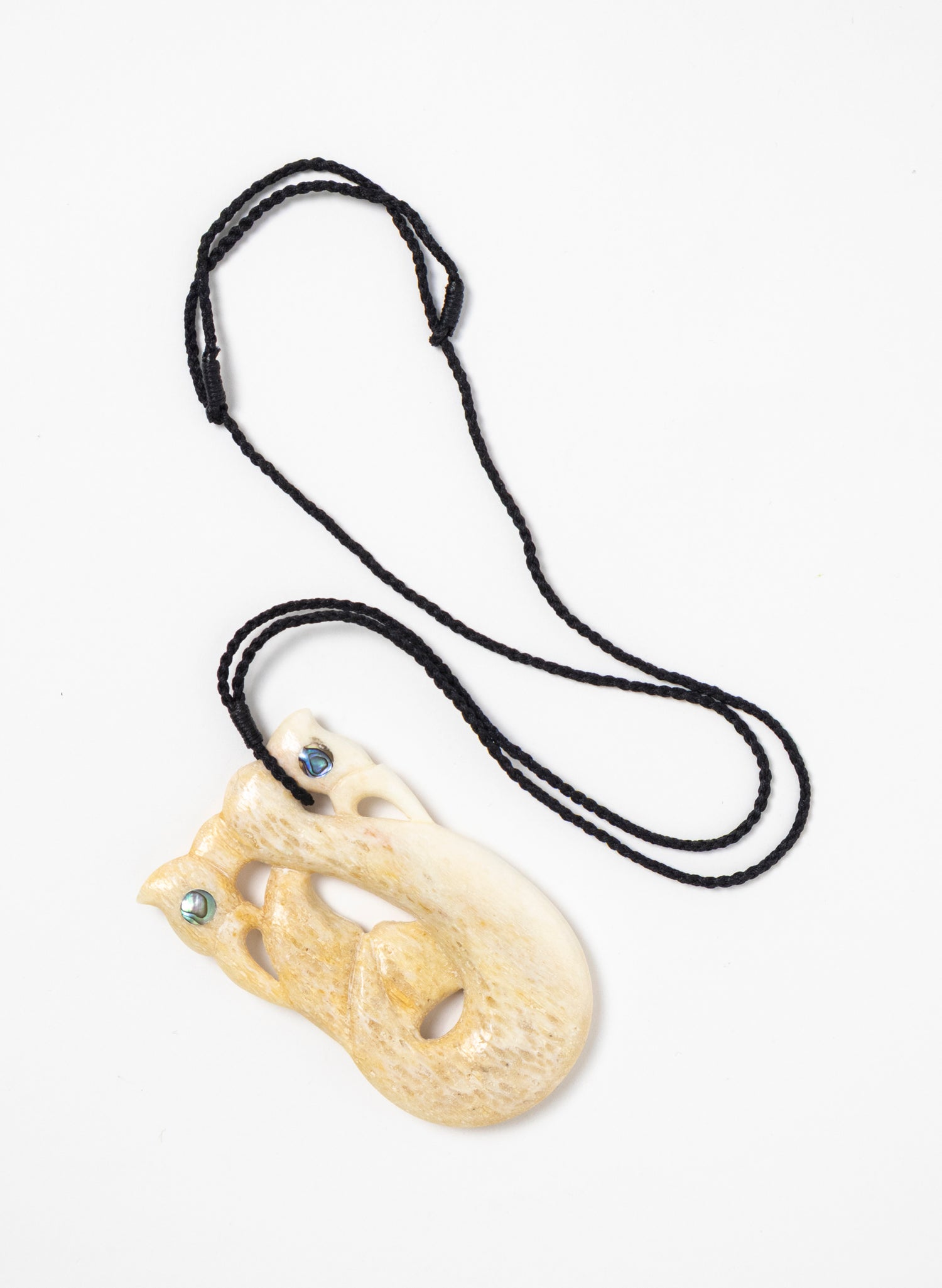 Whale Bone Manaia with Eyes