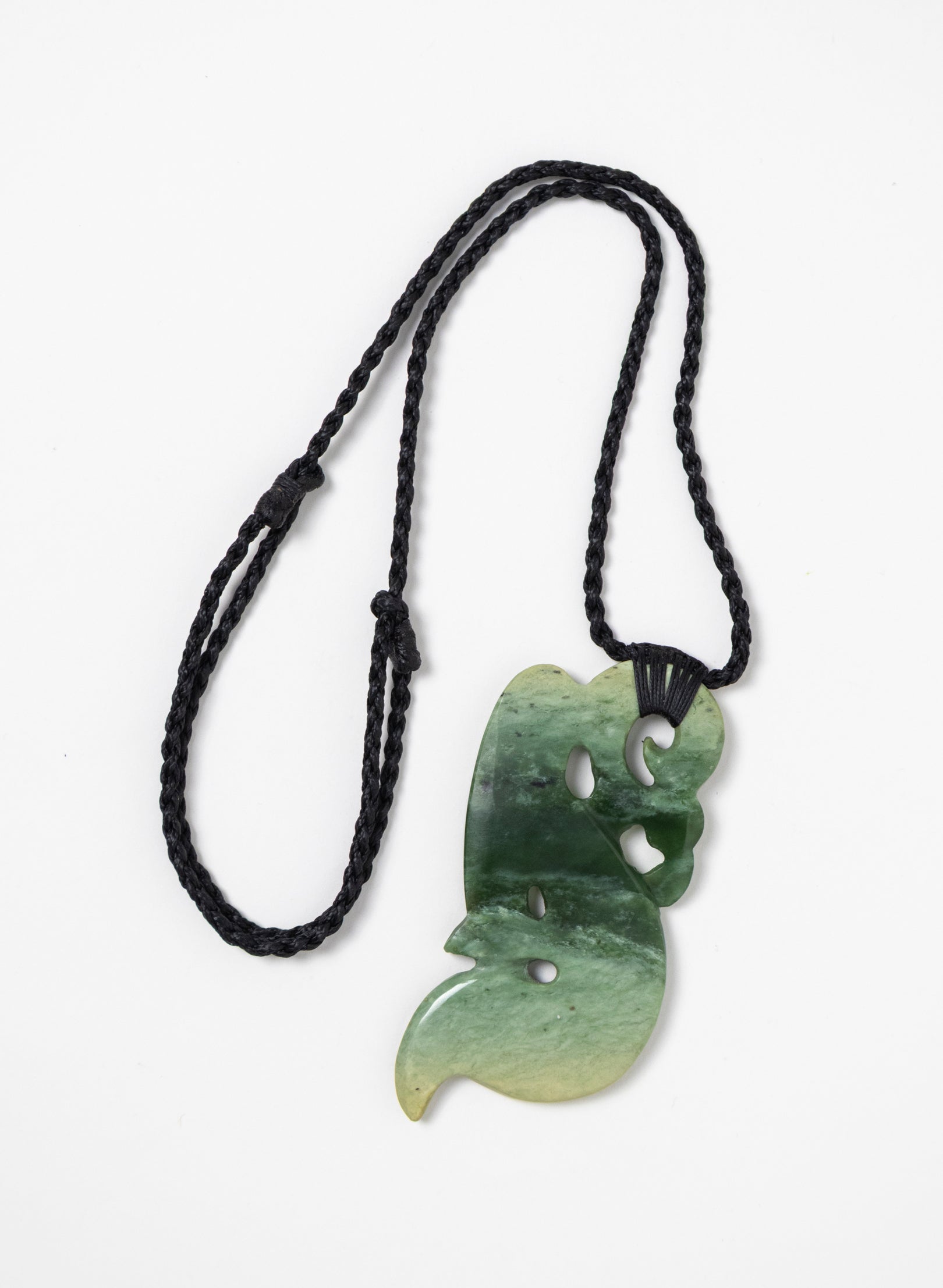 Pounamu Manaia Pendant with Paua Eyes