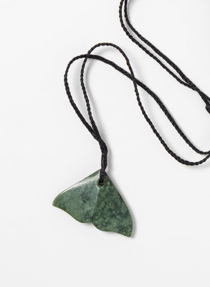 Pounamu Whale Tail Pendant