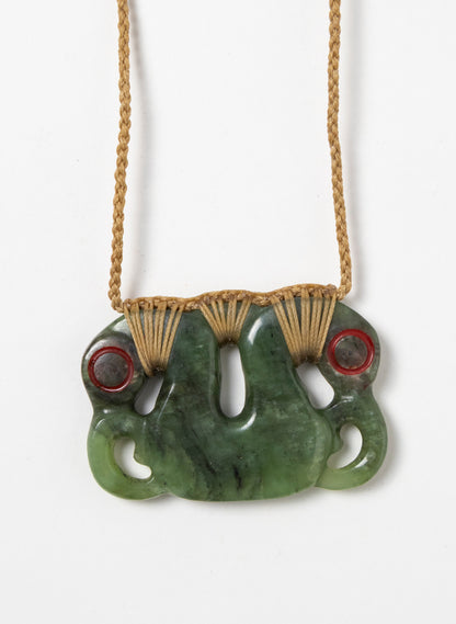 Pounamu Pekapeka with Eyes