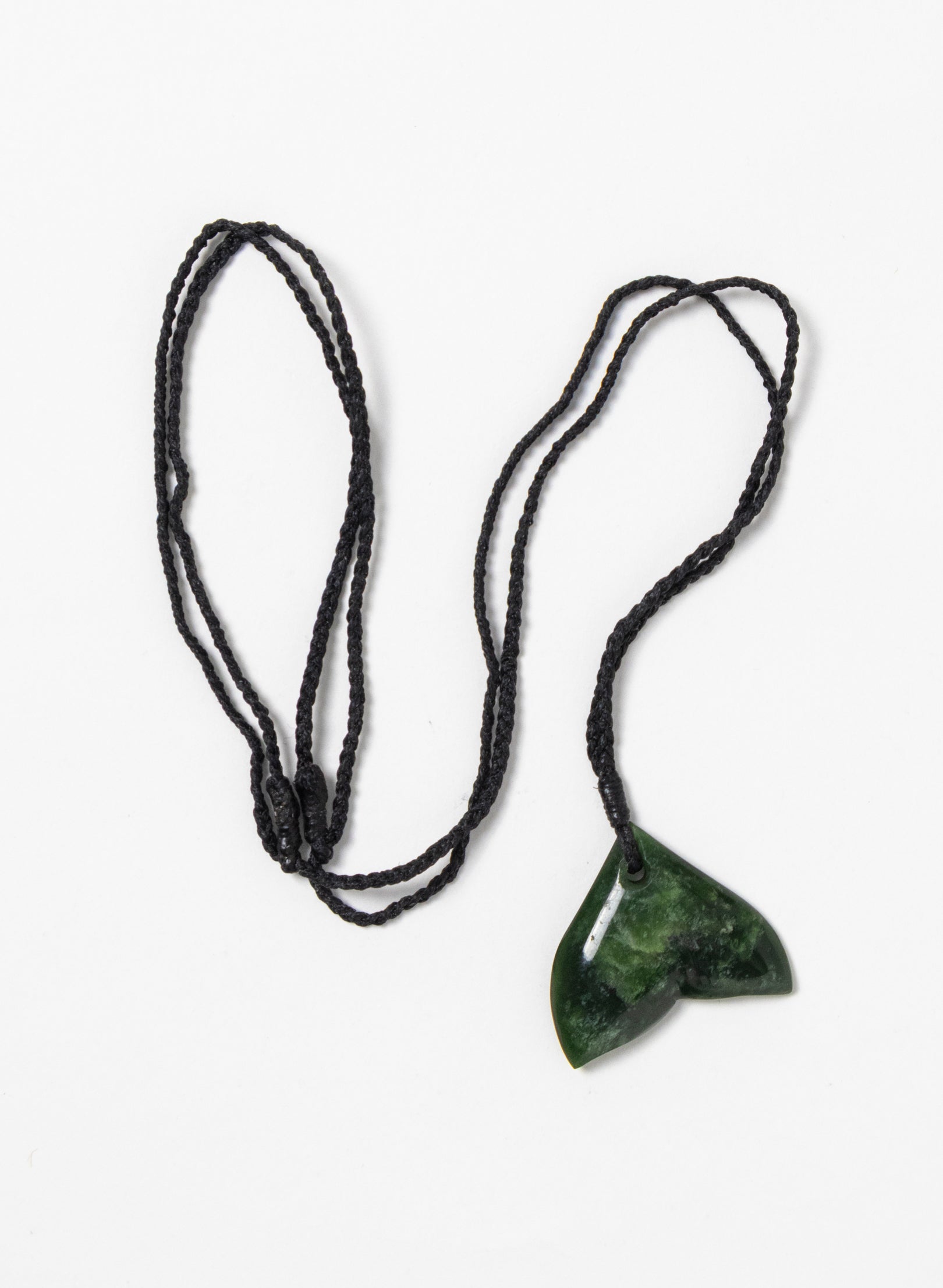 Pounamu Whale Tail Pendant
