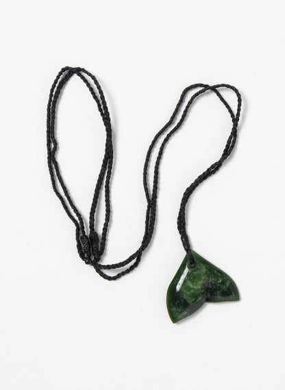 Pounamu Whale Tail Pendant