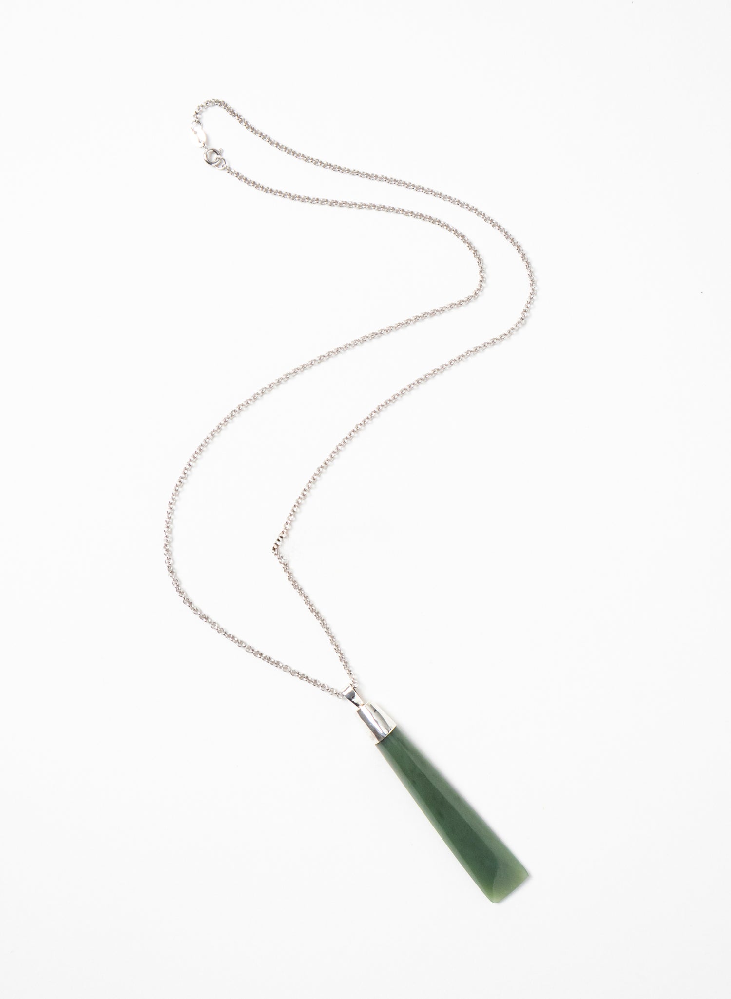 Pounamu Hei Toki on a Silver Chain