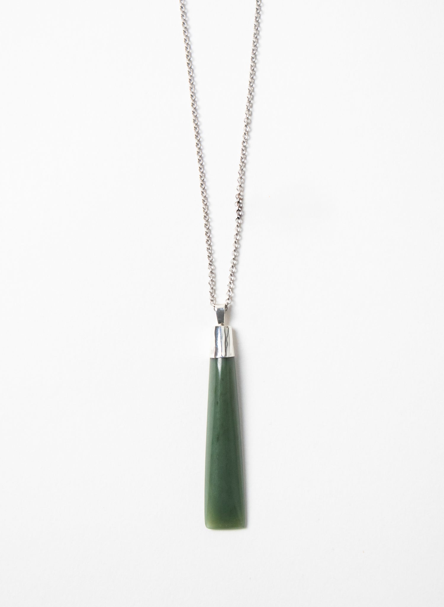 Pounamu Hei Toki on a Silver Chain