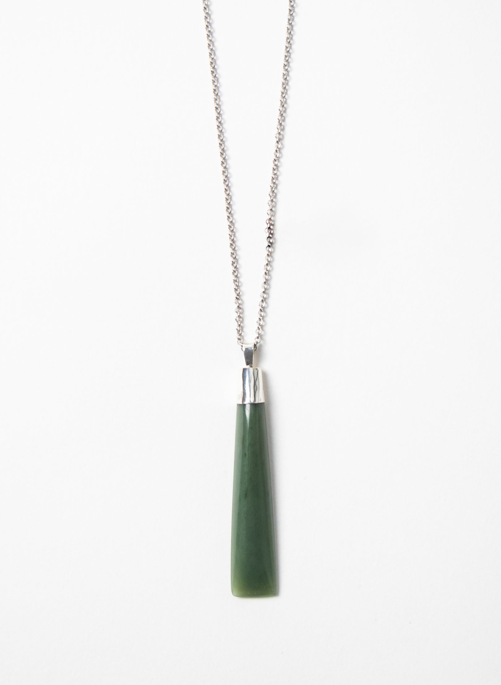 Pounamu Hei Toki on a Silver Chain