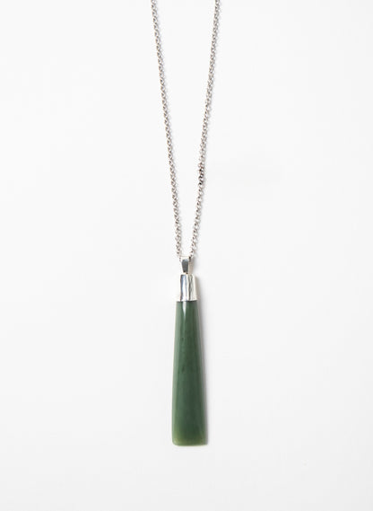 Pounamu Hei Toki on a Silver Chain