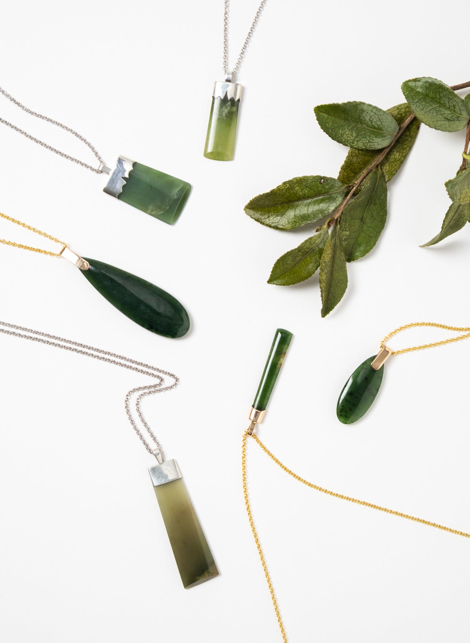 Pounamu Roimata on a Gold Chain
