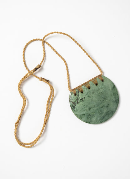 Carved Pounamu Breast Plate