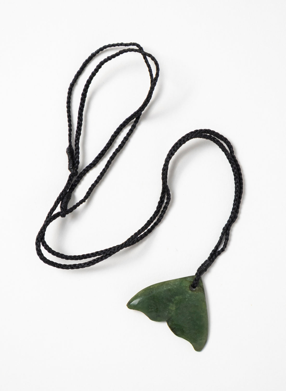 Small Pounamu Whale Tail Pendant