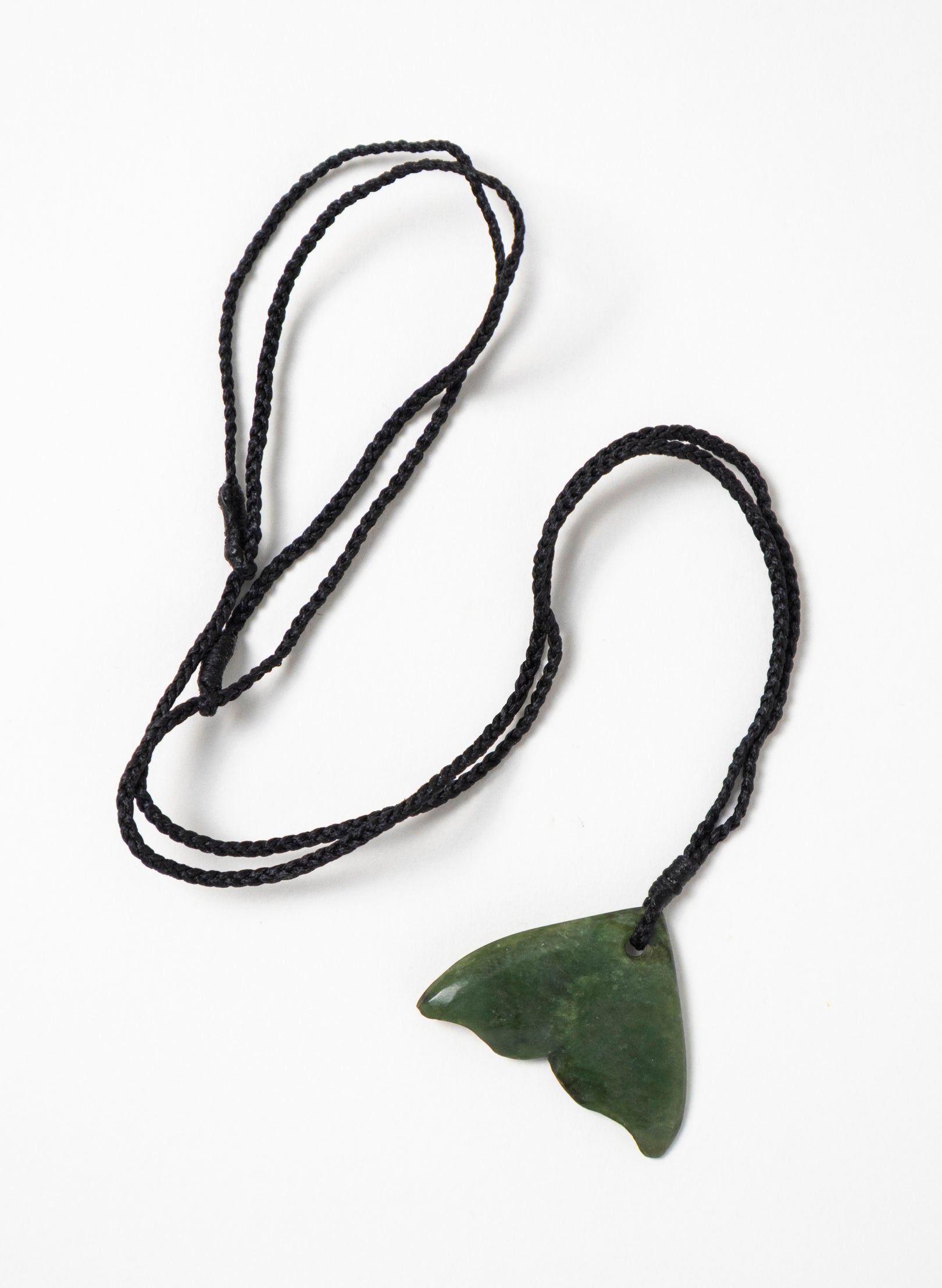 Small Pounamu Whale Tail Pendant