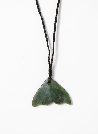 Small Pounamu Whale Tail Pendant