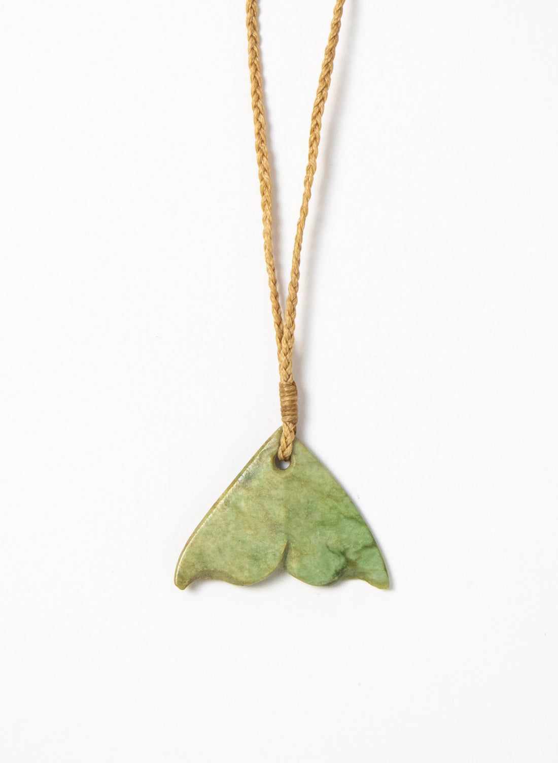 Small Pounamu Whale Tail Pendant