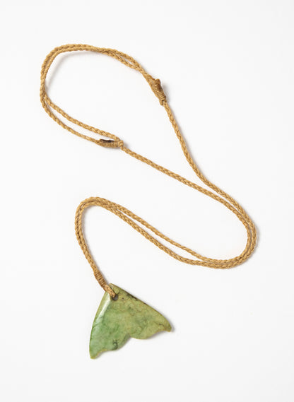 Small Pounamu Whale Tail Pendant