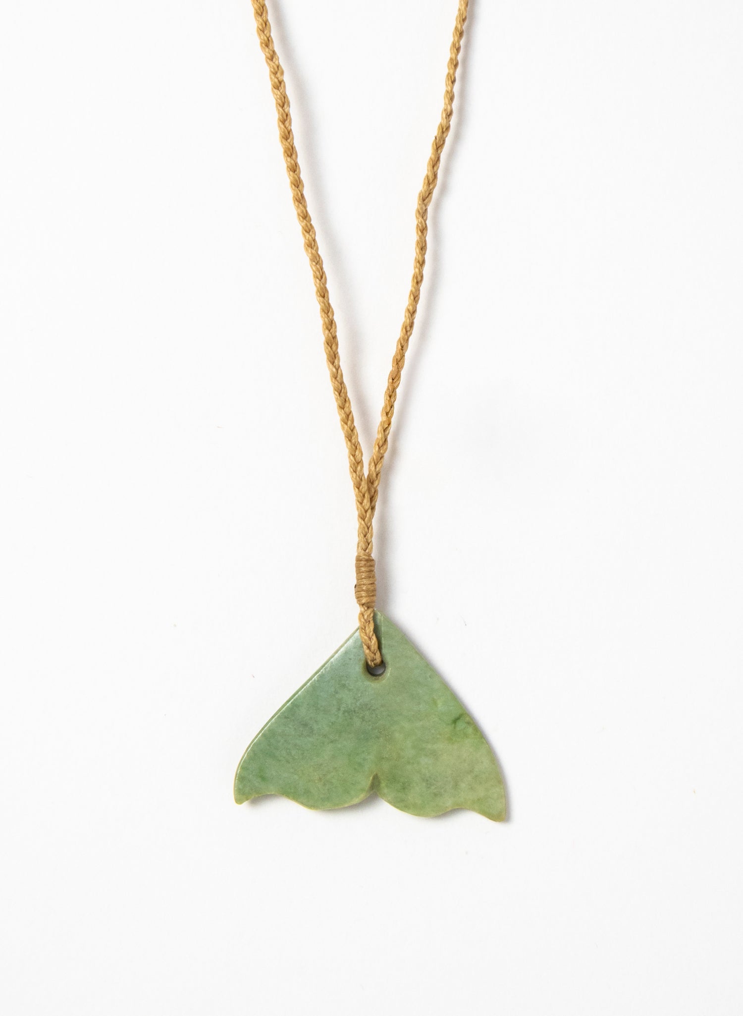 Small Pounamu Whale Tail Pendant
