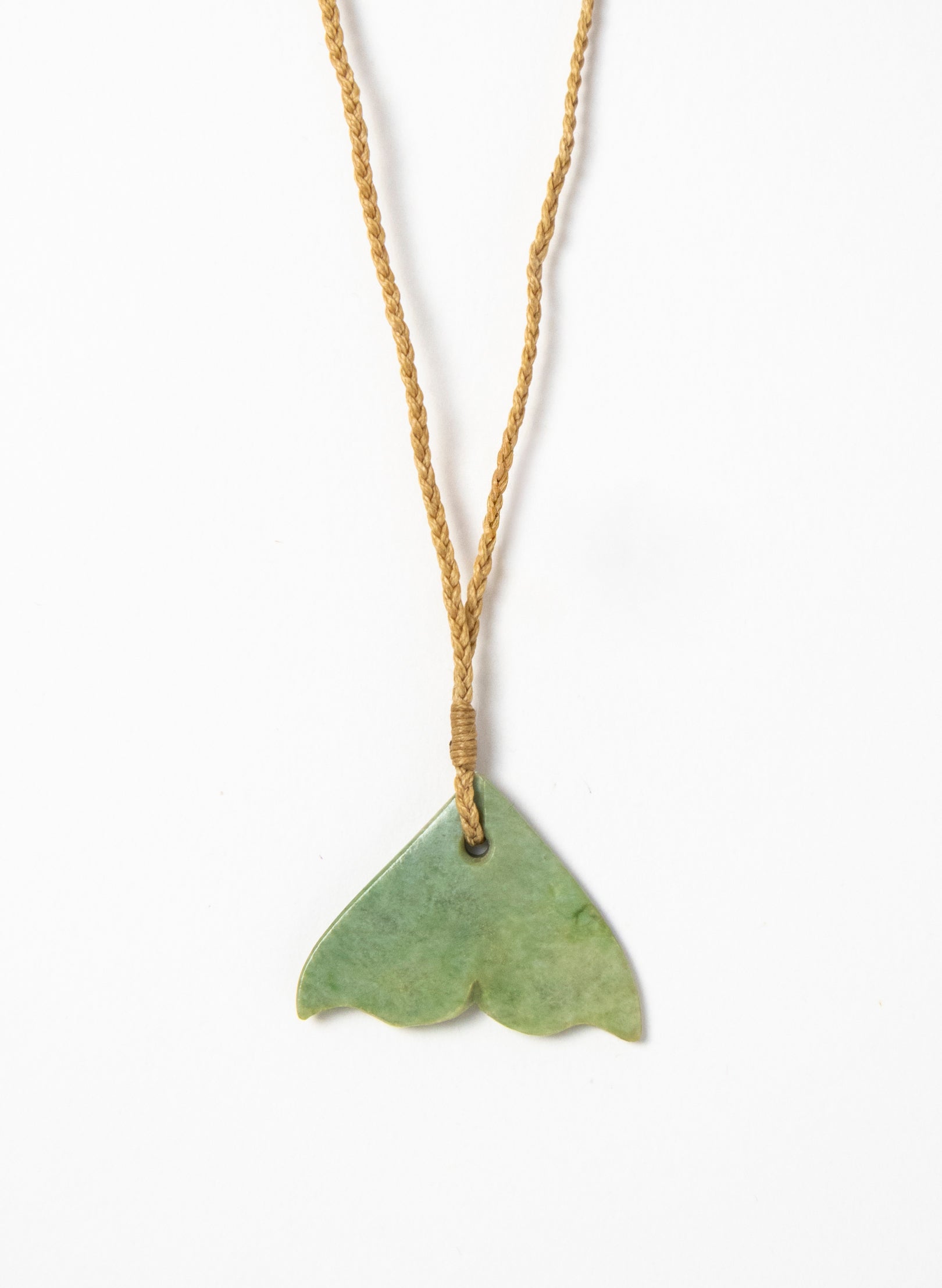 Small Pounamu Whale Tail Pendant