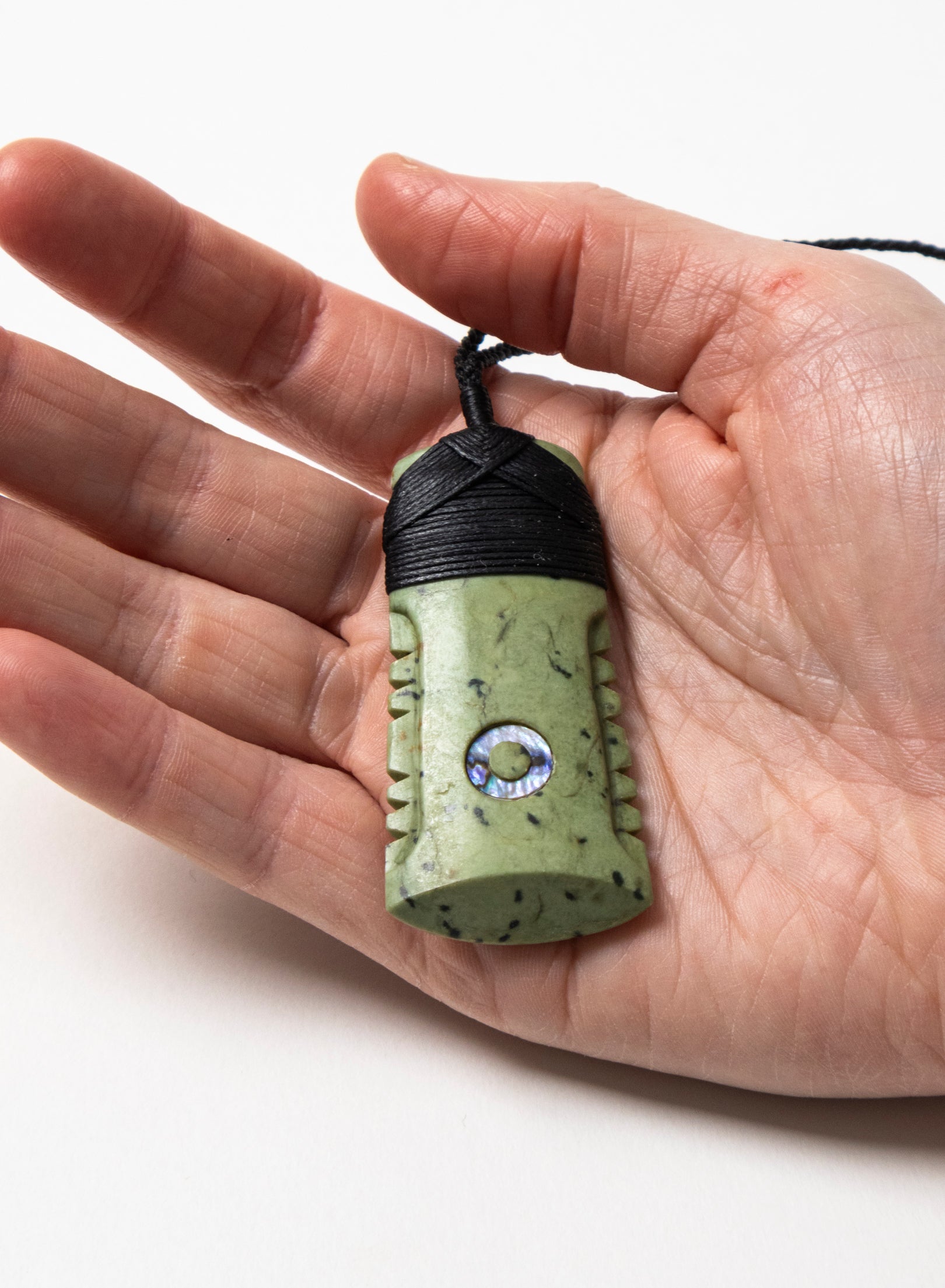 Hei Toki Pounamu with Notches
