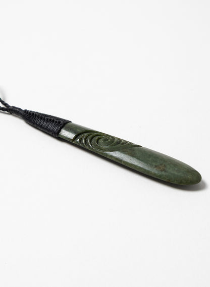 Carved Pounamu Roimata