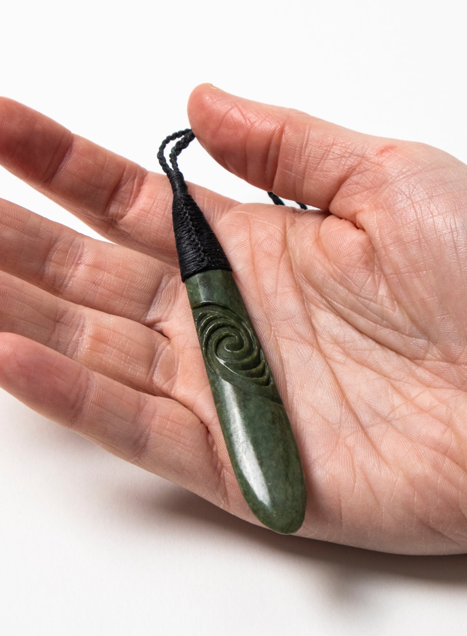 Carved Pounamu Roimata