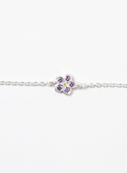 Pink Forget Me Not Bracelet