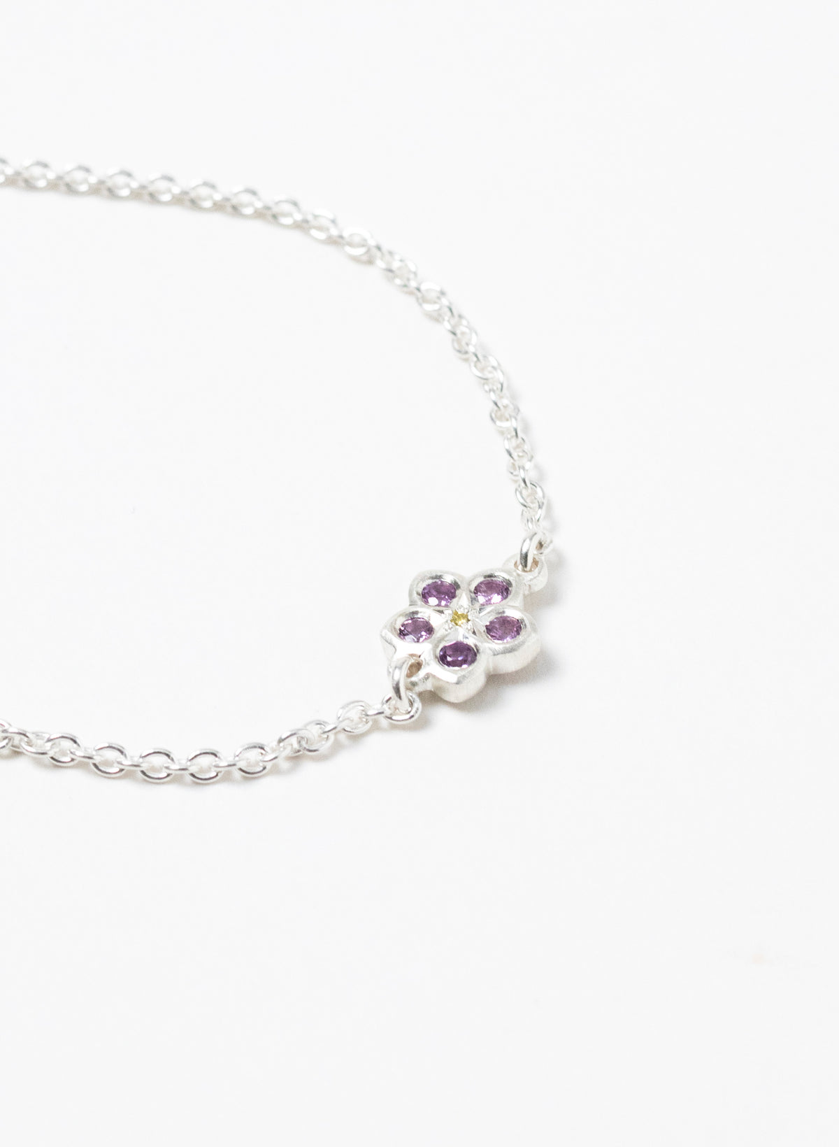 Pink Forget Me Not Bracelet
