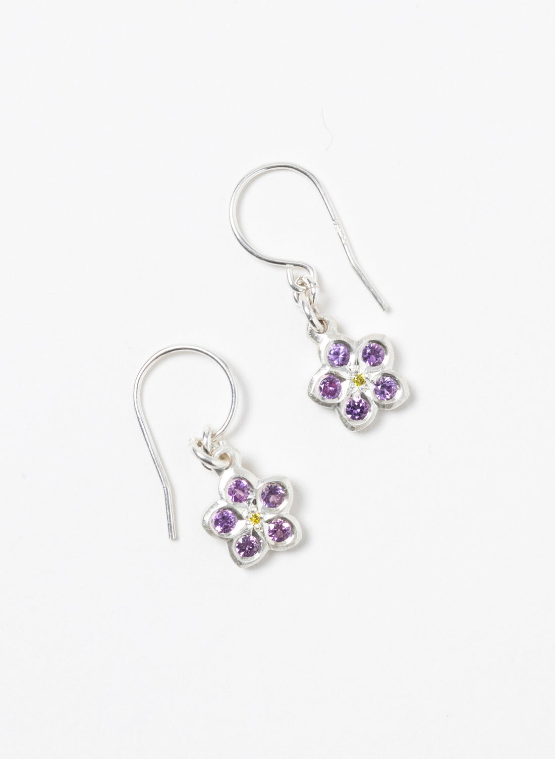 Pink Forget Me Not Earrings