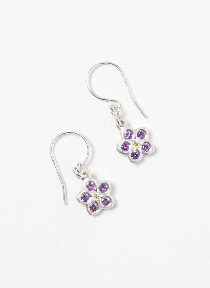 Pink Forget Me Not Earrings