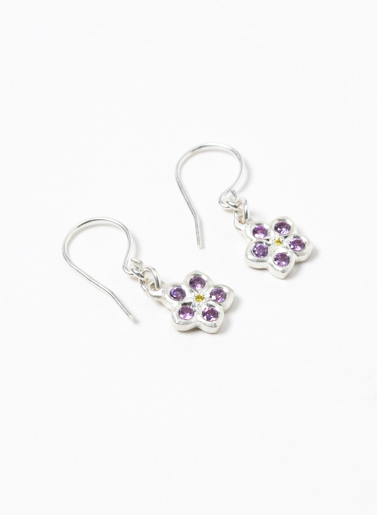 Pink Forget Me Not Earrings