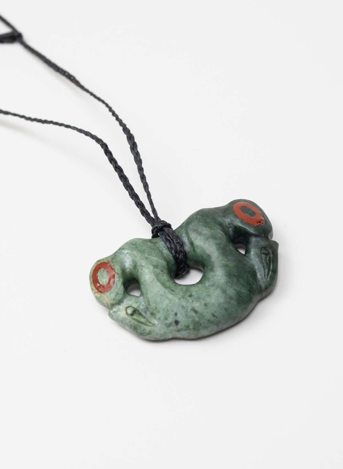 Pekapeka Pounamu Pendant