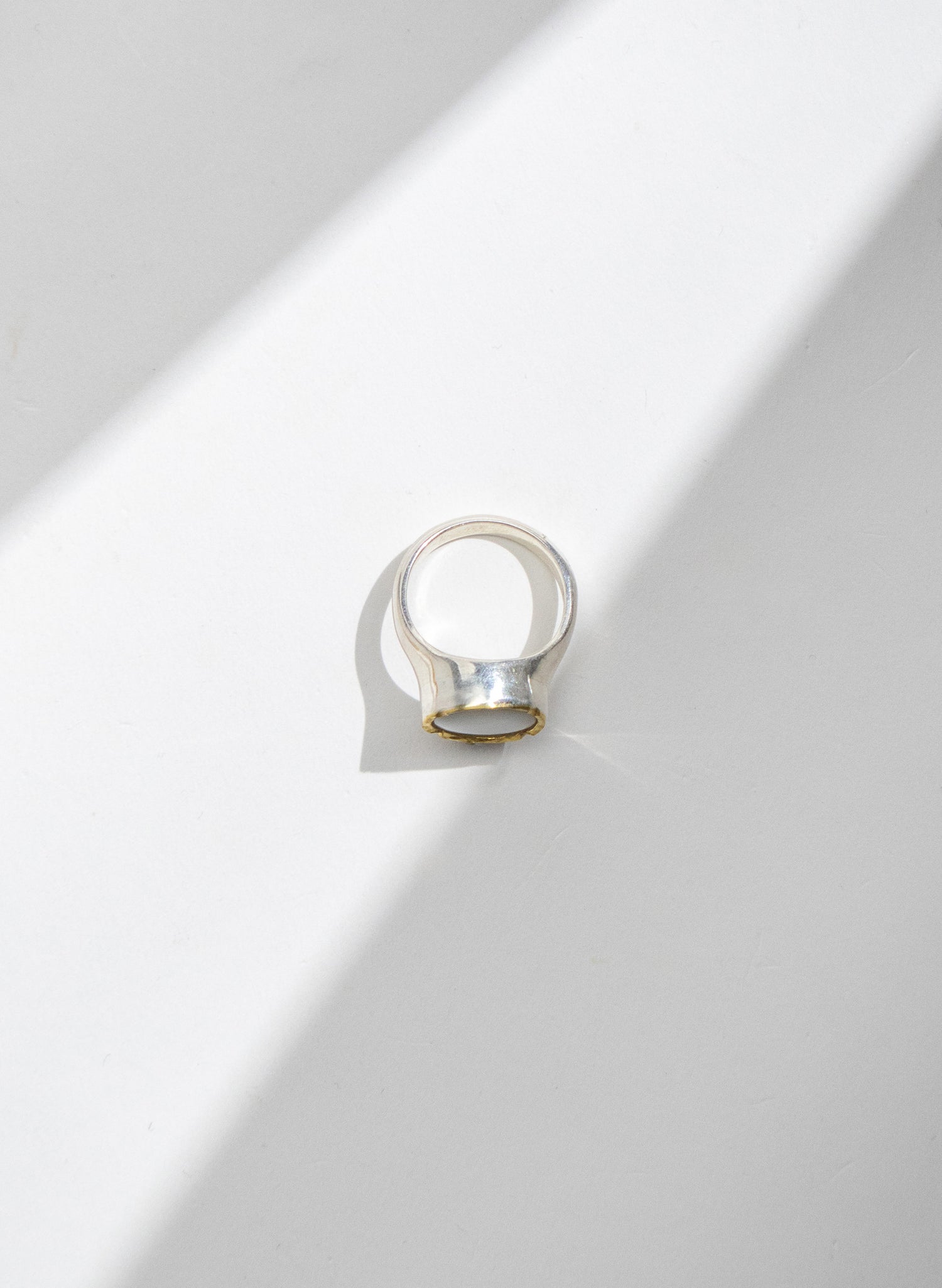Oval Mother of Pearl Ring