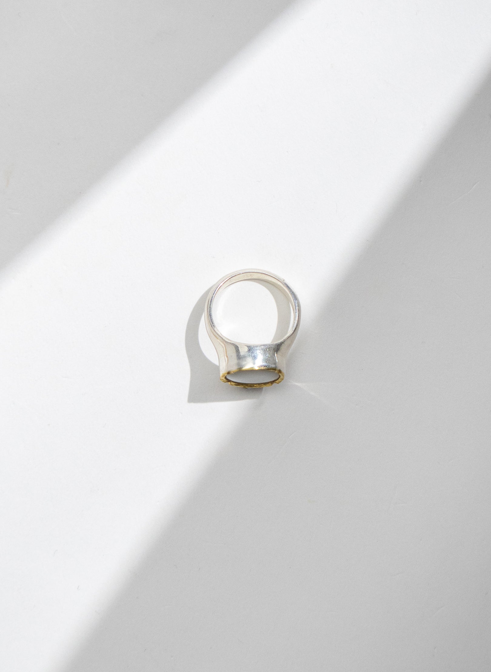 Oval Mother of Pearl Ring
