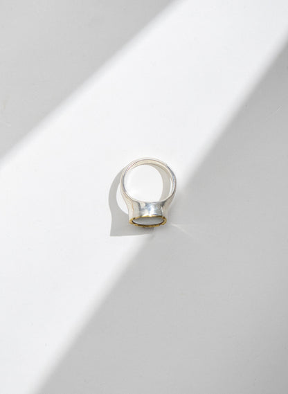 Oval Mother of Pearl Ring