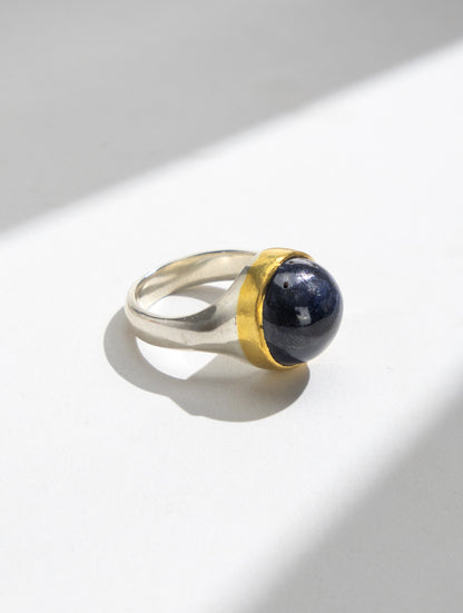 Round Sapphire Ring