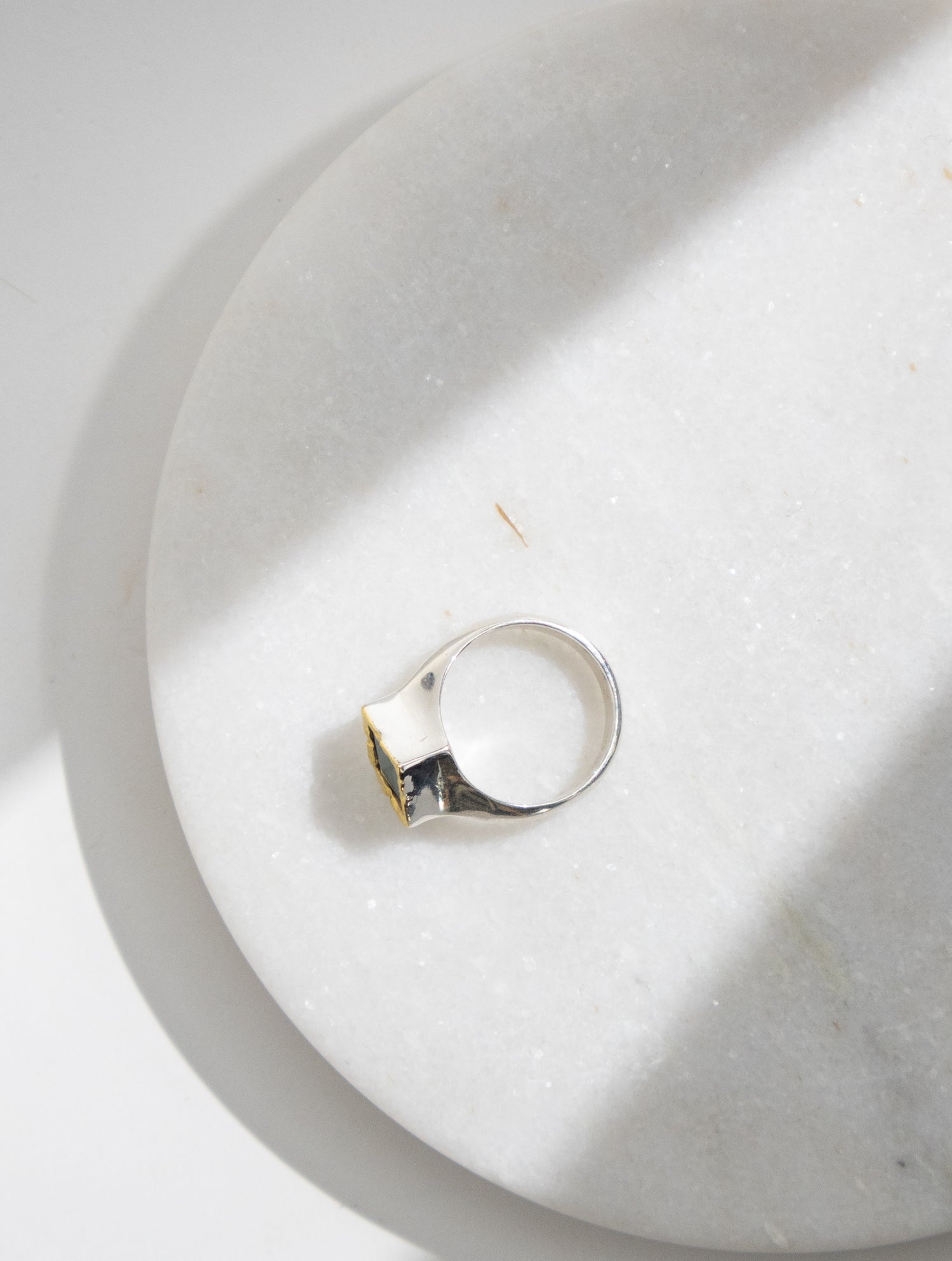 NZ Pounamu Faceted Ring