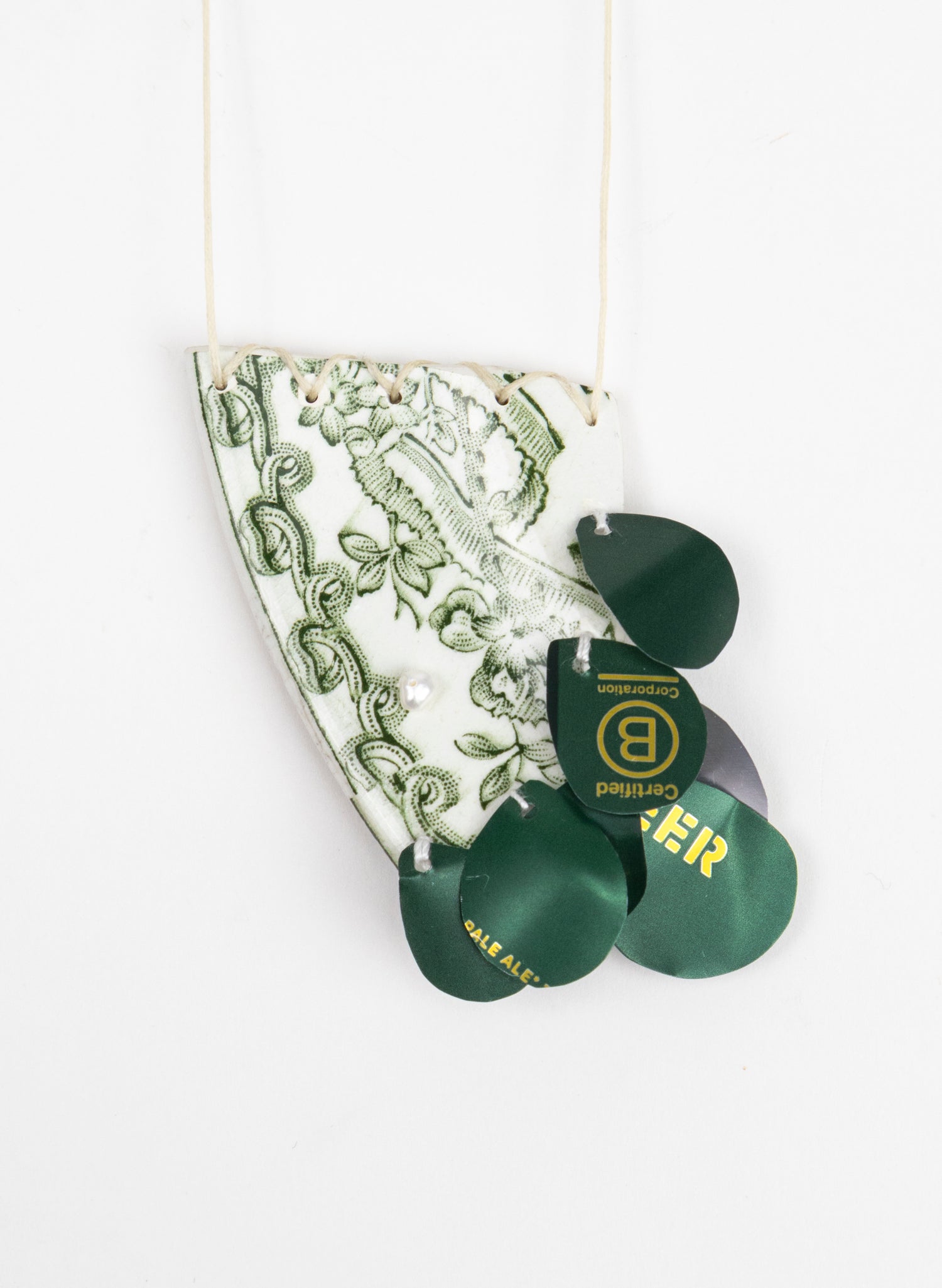 Pale Ale Porcelain Necklace