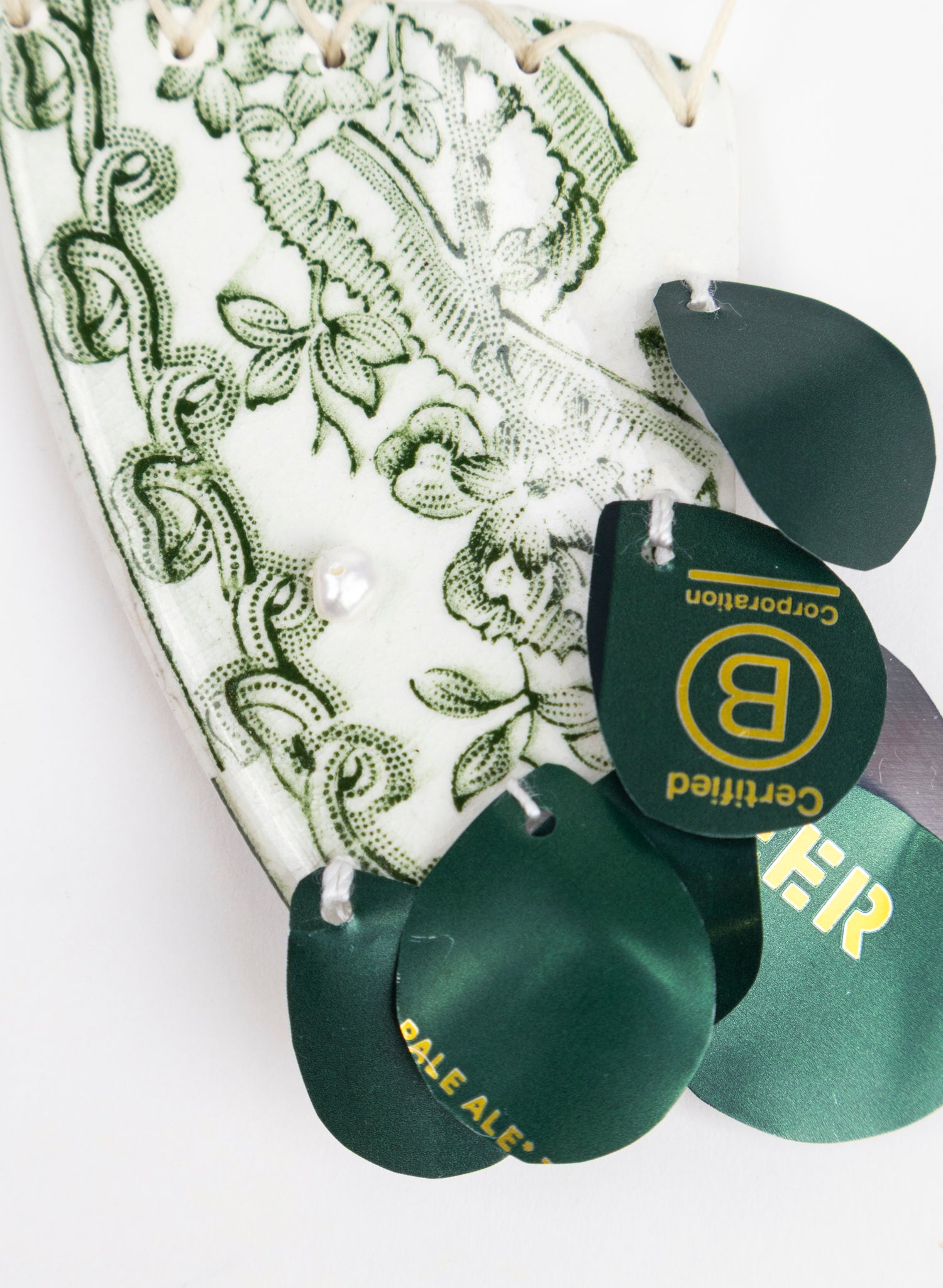 Pale Ale Porcelain Necklace