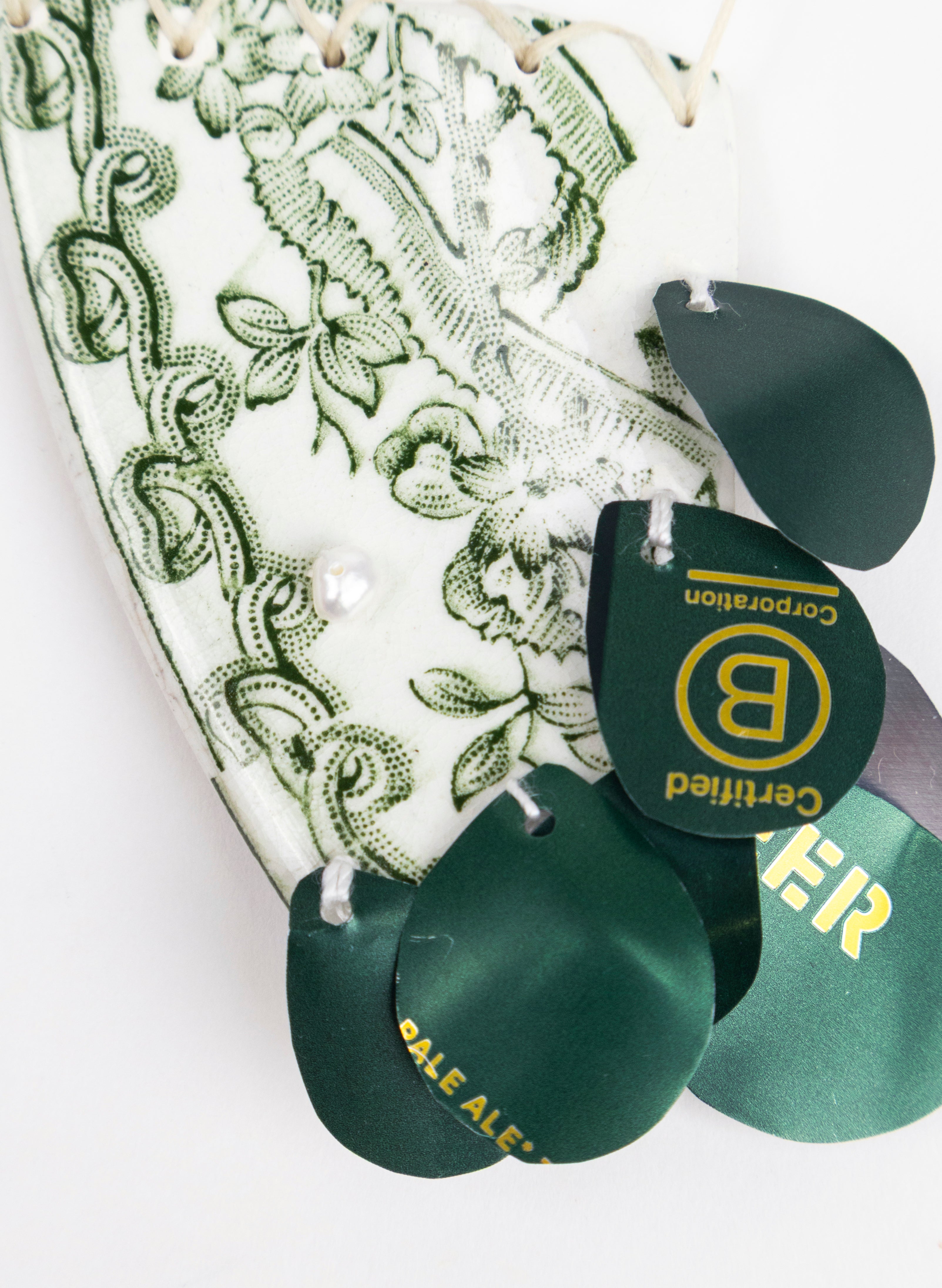 Pale Ale Porcelain Necklace