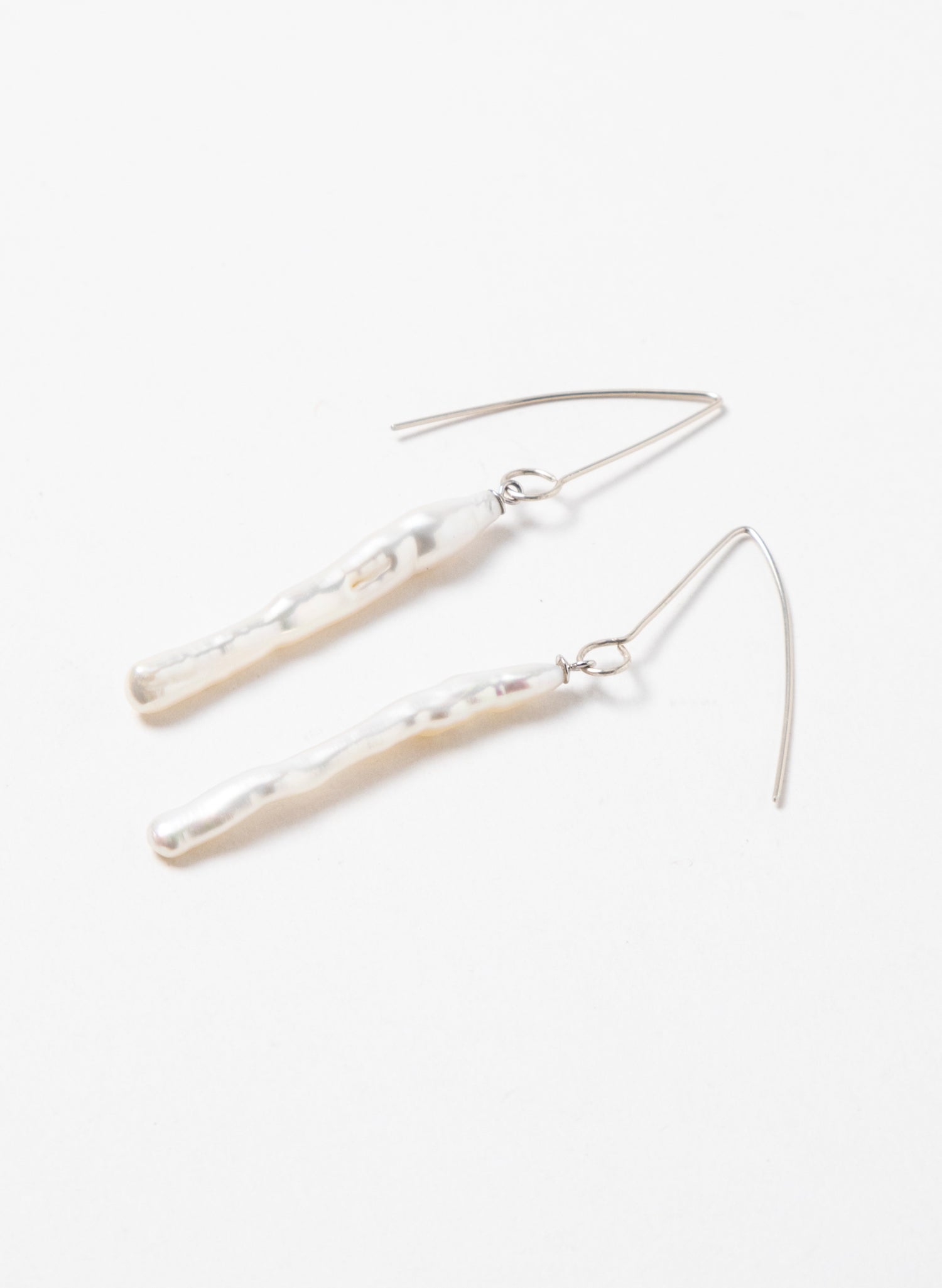 Long White Cloud Earrings