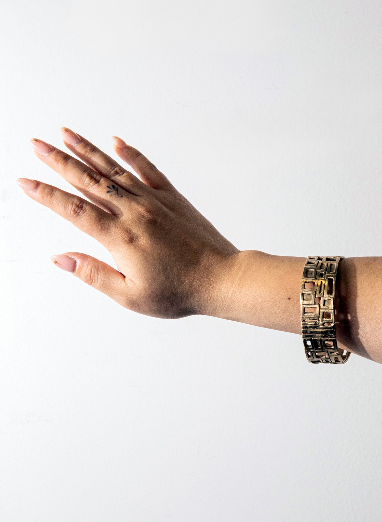 Modernist Bronze Bangle