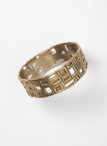 Modernist Bronze Bangle