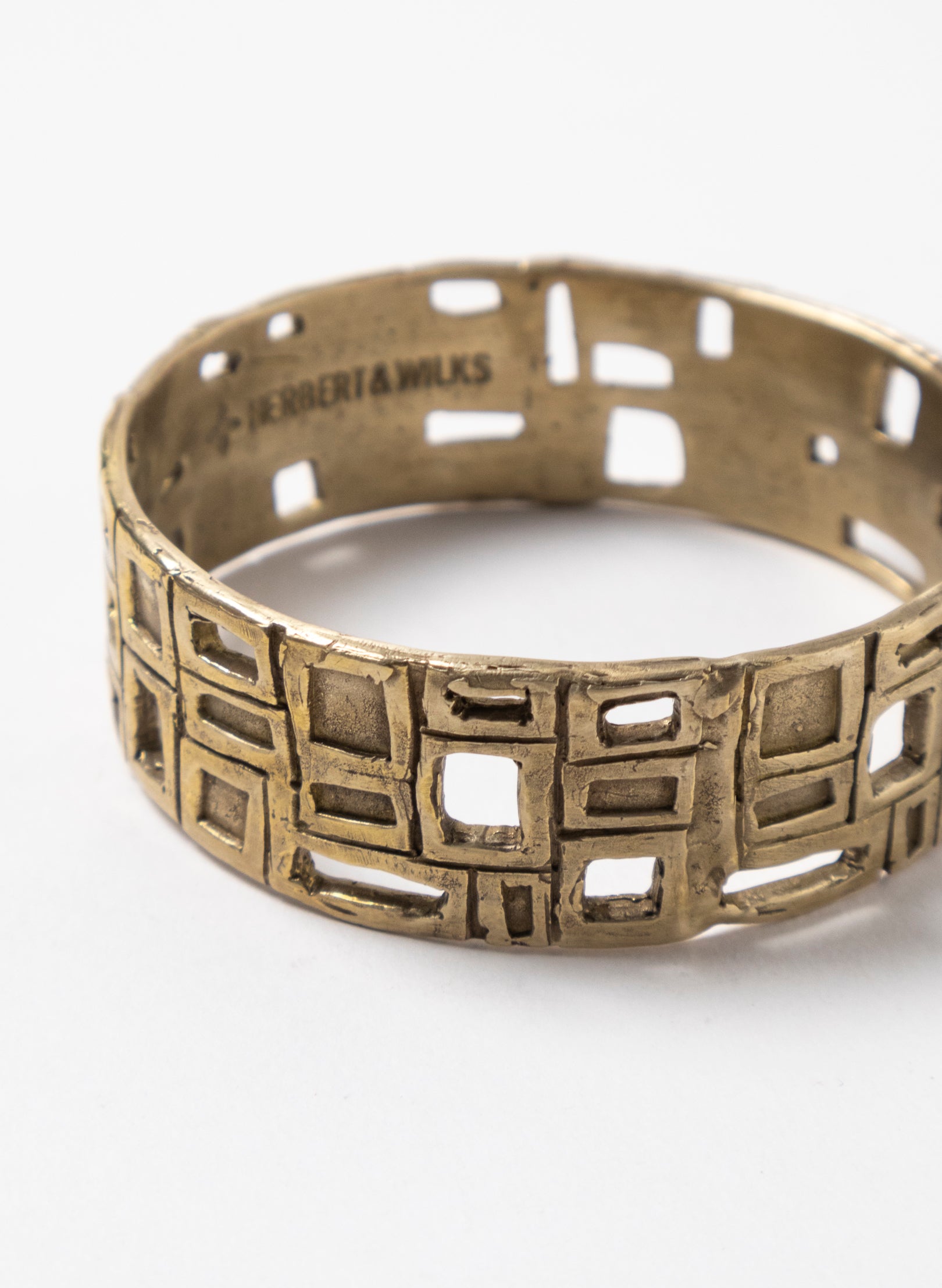 Modernist Bronze Bangle