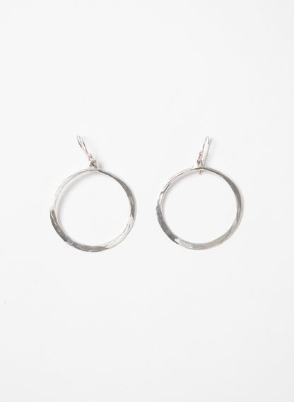 Lunar Hoop Dangle Earrings