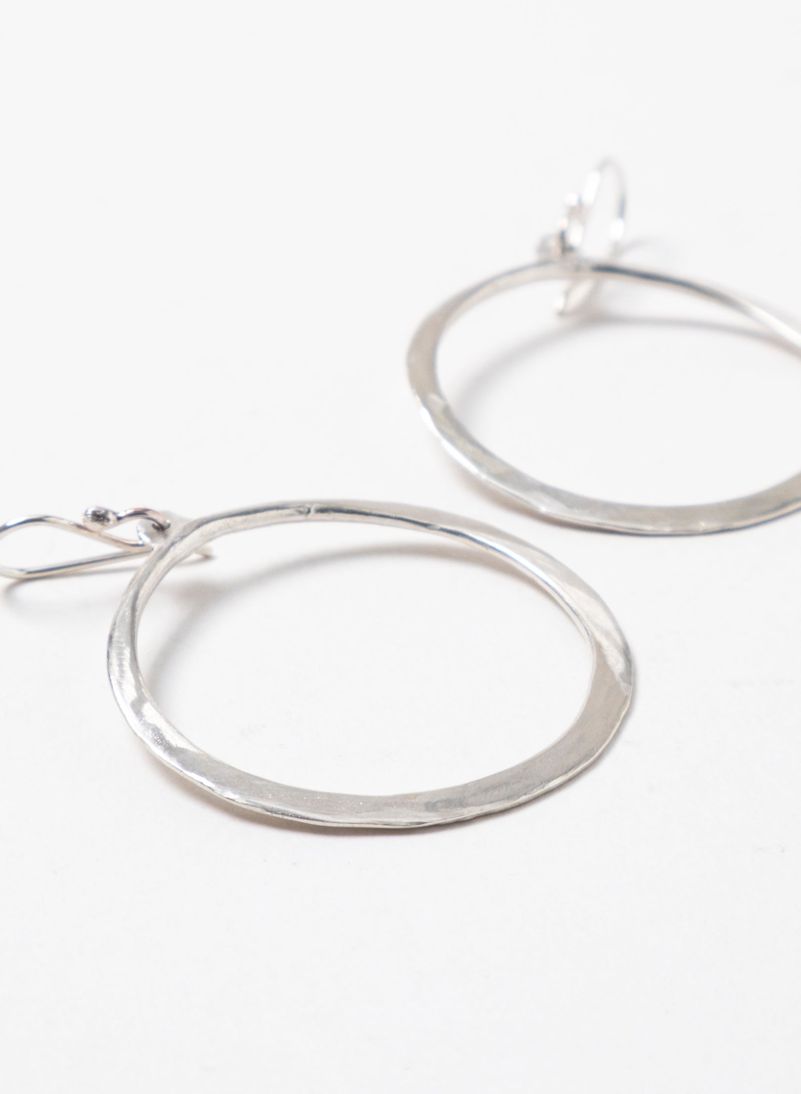 Lunar Hoop Dangle Earrings