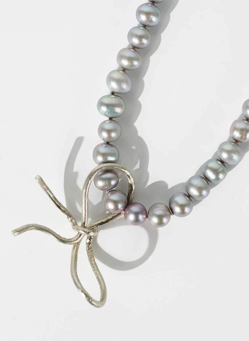 The Little Classic Pearl Necklace - Pearl and Silver